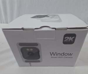 2K Window Smart WiFi Camera with Motion Detection and Night Vision